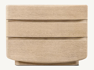 Wood Nightstand; Modern Nightstand;Brown Nightstand