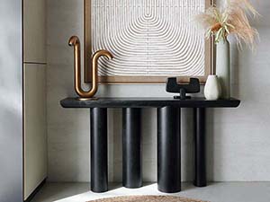 modern console table wood console console table