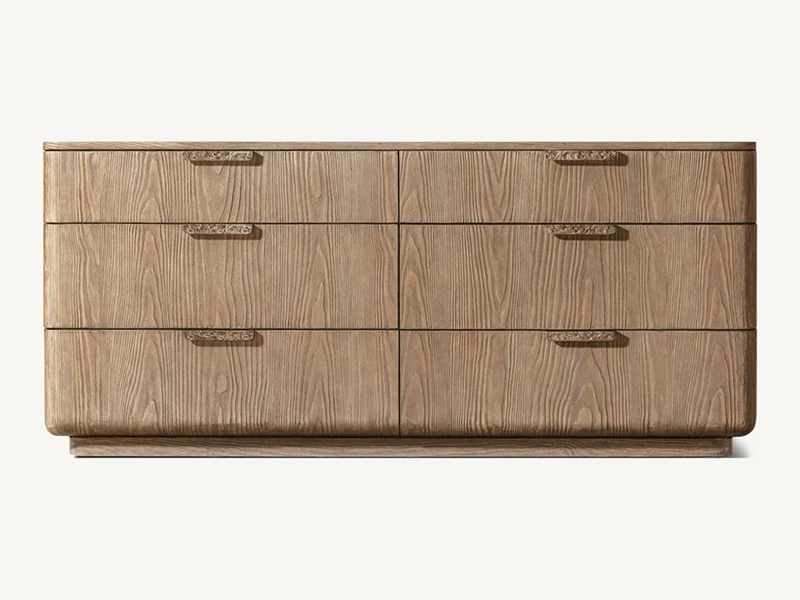 Wood Dresser; Modern Dresser;Brown Dresser