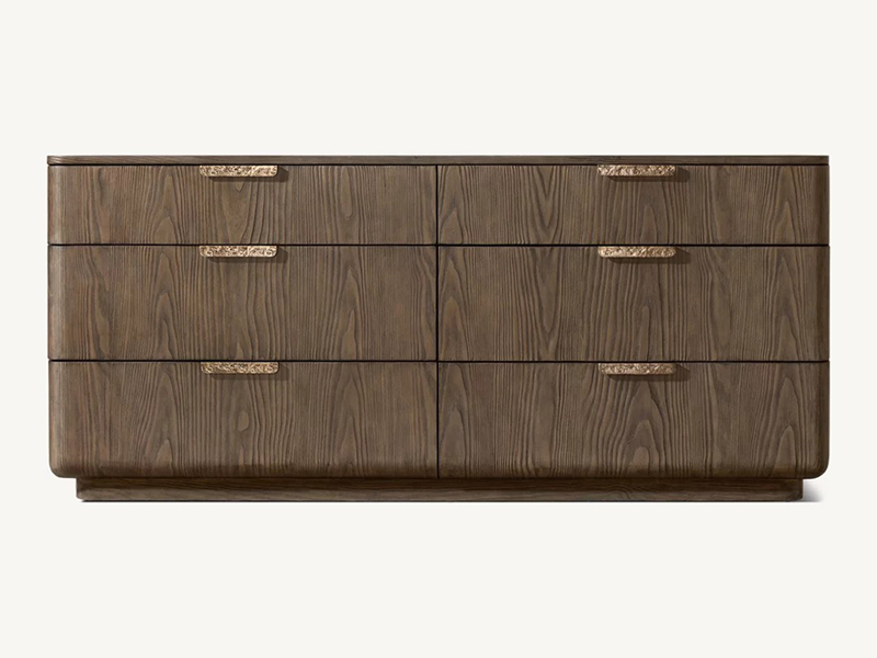 Wood Dresser; Modern Dresser;Brown Dresser