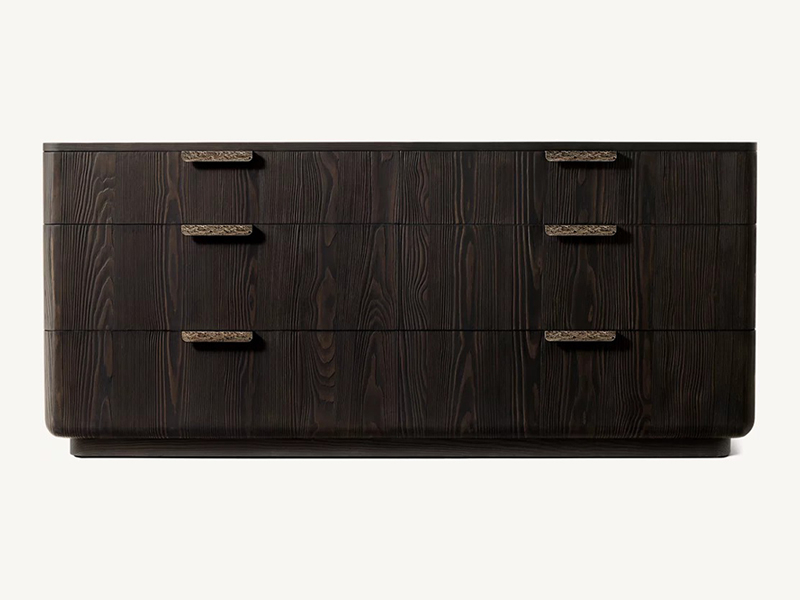 Wood Dresser; Modern Dresser;Brown Dresser