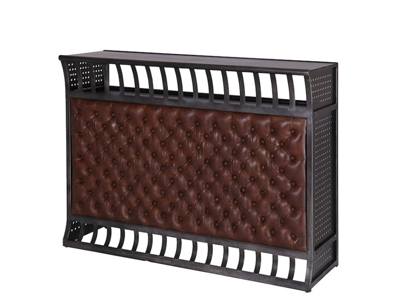 antique rectangle bar reception table