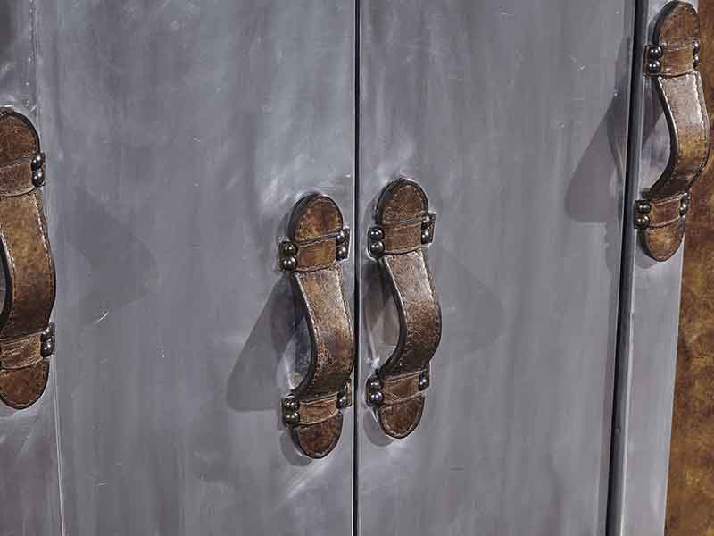 Vintage Leather Aviator Bar Table