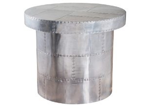 Aluminium Aviation Round Coffee Table