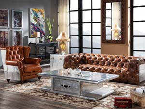 Aluminium Aviator Coffee Table