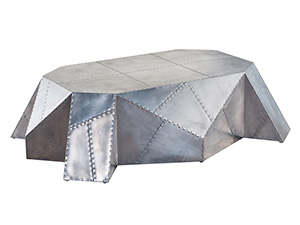 Aluminum Unique Shape Coffee Table