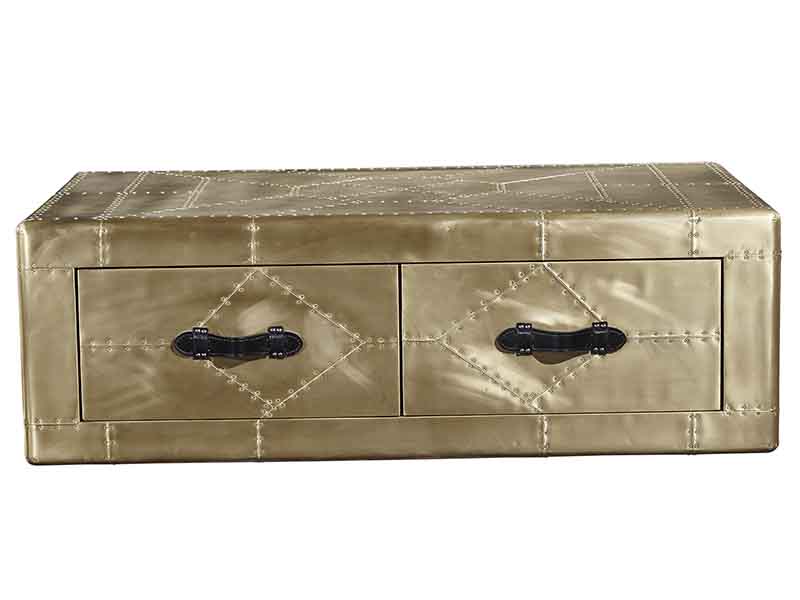 Aviator Brass Coffee Table