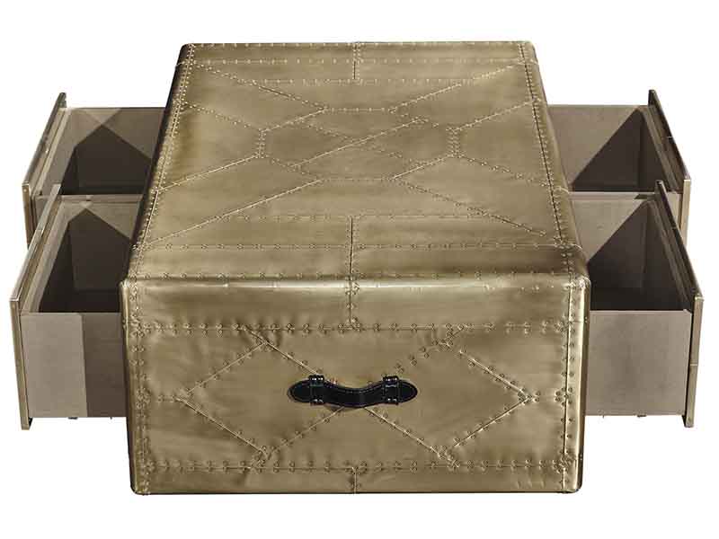 Aviator Brass Coffee Table