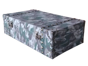 Camouflage Fabric Coffee Table