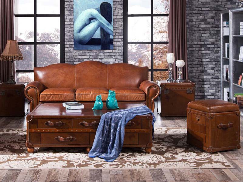 Mayfair Steamer Coffee Table 5 Drawers