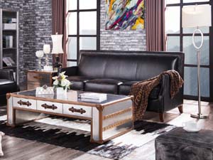 Metal Aviator Coffee Table