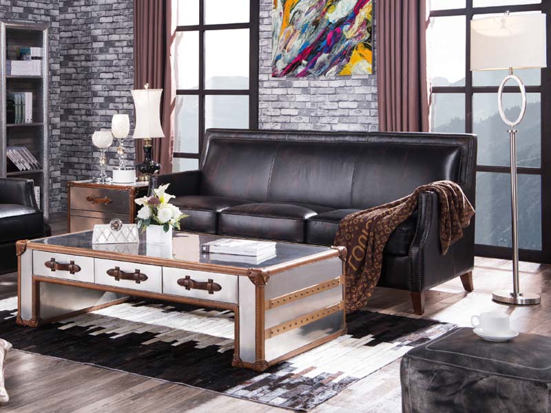 Metal Aviator Coffee Table