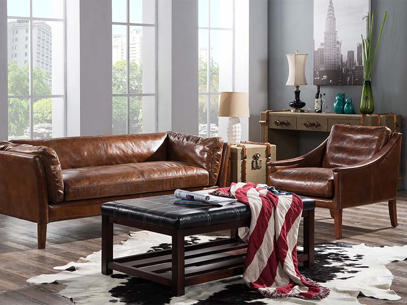 Two Layer Solid Wood Frame Coffee Table