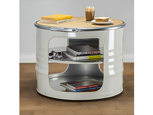 Oil Drum Outdoor Restaurant Dining Coffee Table