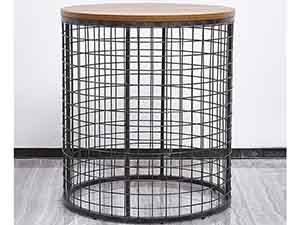 Industrial Leg Round Dining Table