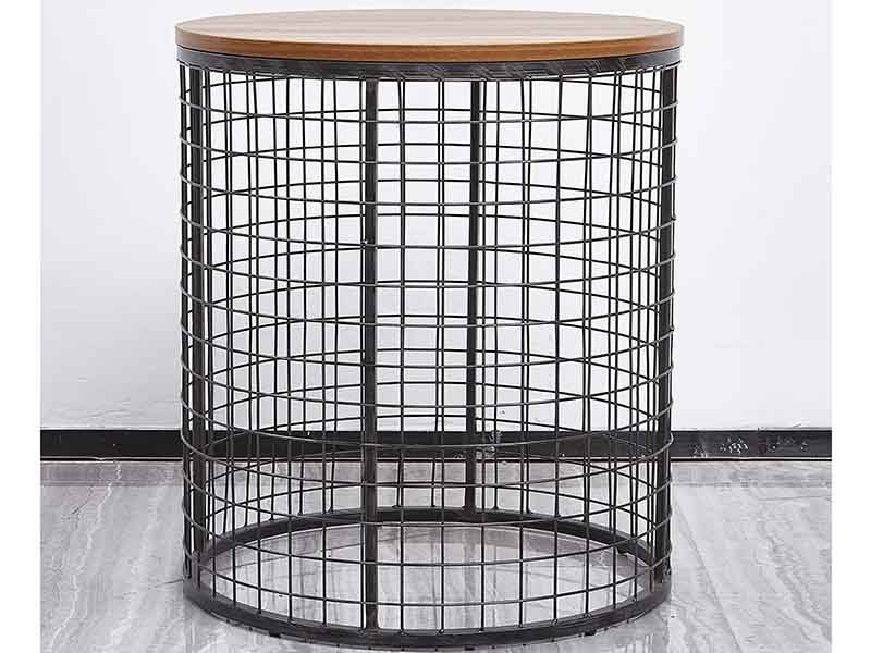 Industrial Leg Round Dining Table