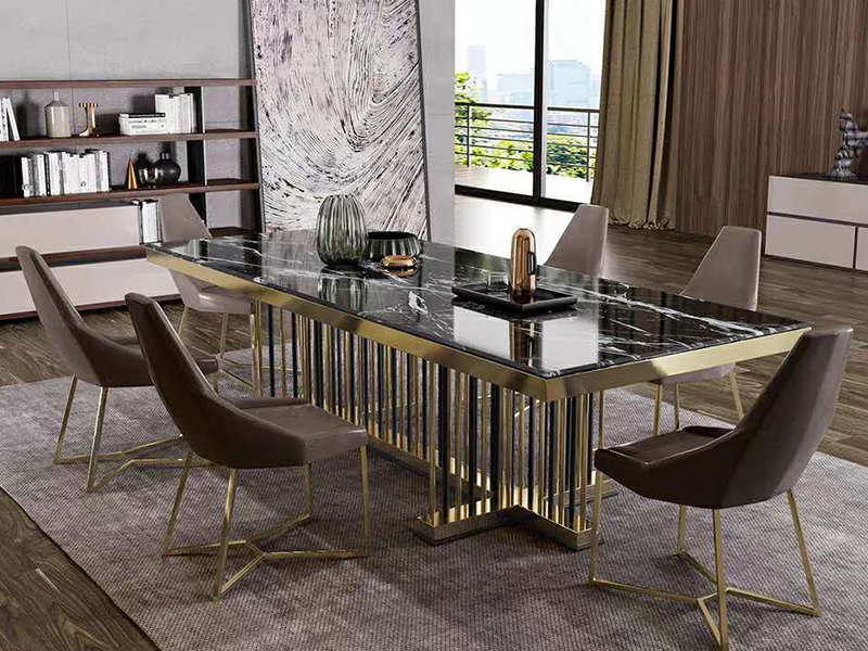 10 Seater Marble Dining Table