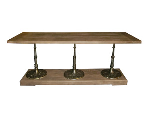 Industrial Rectangular Dining Table
