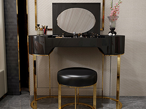 Light Luxury Bedroom Dresser Storage Cabinet Dressing Table