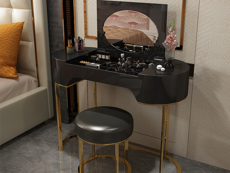 Light Luxury Bedroom Dresser Storage Cabinet Dressing Table