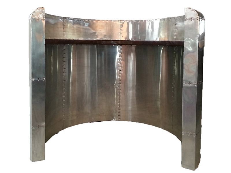 Aviator Aircraft Round Aluminum Reception Table