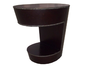 Aviator Top Vintage Leather Reception Desk