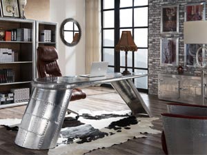 Airplane Aviation Aluminium Desk