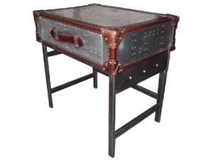 Industrial Metal Rustic Leg Side Table