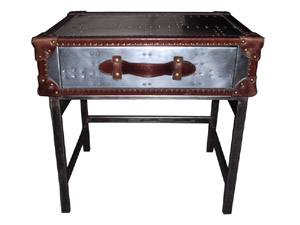 Industrial Metal Rustic Leg Side Table