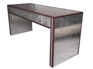 Mayfair Steamer Trunk 3-Drawer Desk