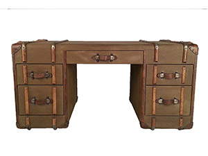 Green Canvas Office Desk