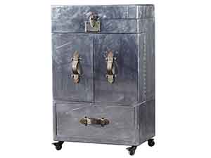 Aluminium Trunk with Two Drawers