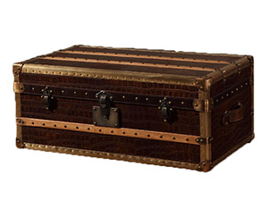 Crocodile leather Trunk