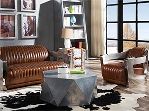 Aluminum Side Trunk With Rattan 