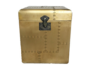 Brass Trunk With Storage
