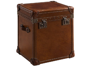 Cube Vintage Leather Mayfair Steamer Trunk