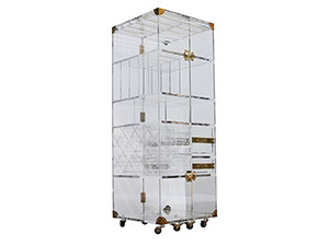 Luxury Clear Acrylic Wine Storage For Hotel