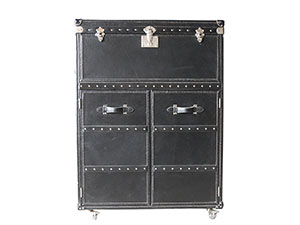 Luxury Clear Acrylic Wine Rack with Wheels