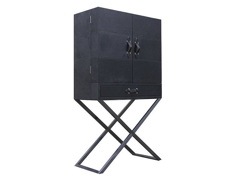 Antique X Metal Base Acrylic Wine Cellar