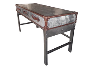 Industrial Metal Rustic Leg Office Table