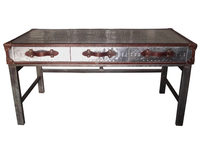 Industrial Metal Rustic Leg Office Table