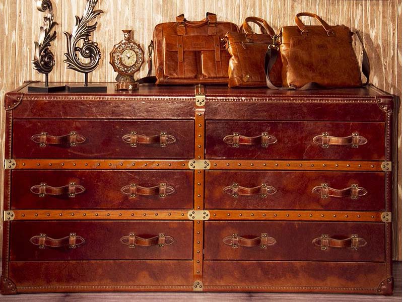 Stainless Steel Chest with Drawers