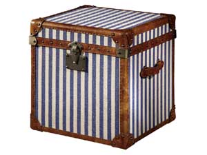 Vintage Canvas Cube Trunk