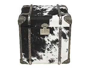 Cow Leather Side Trunk