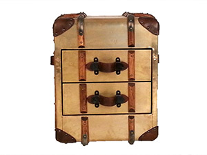 Jet Brass Side Lamp Table